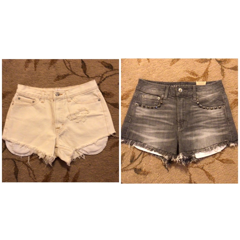 Lot of 2 women’s denim shorts size 2